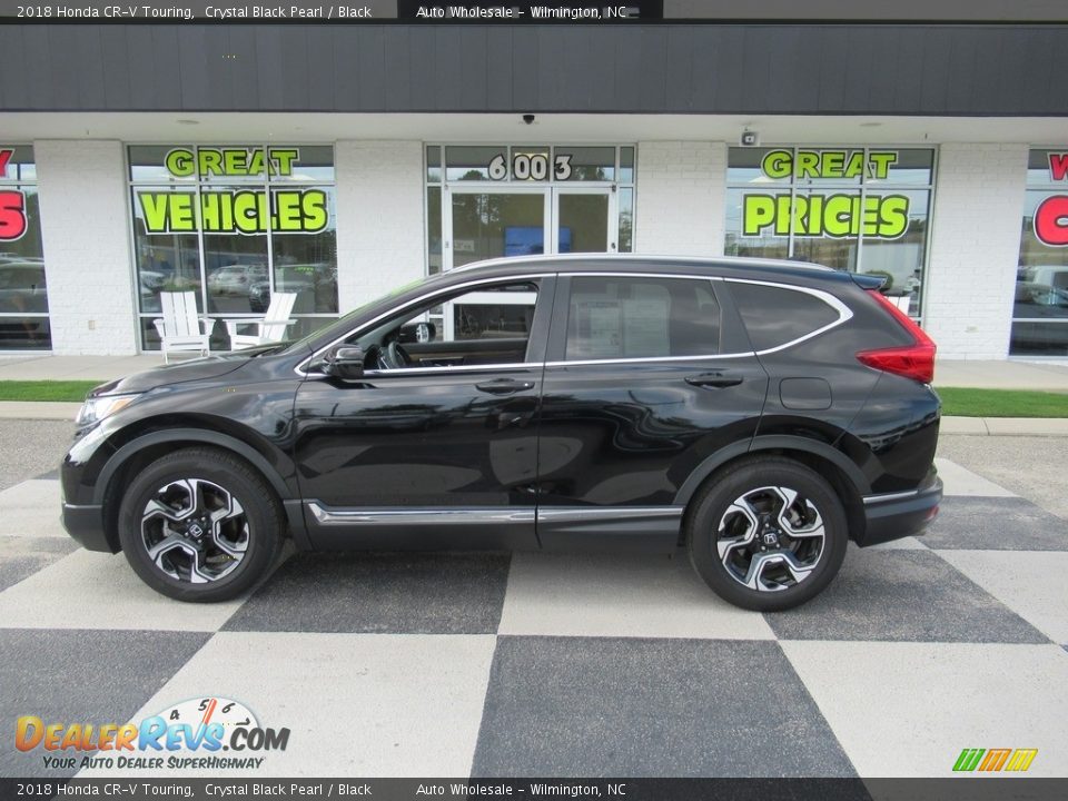 2018 Honda CR-V Touring Crystal Black Pearl / Black Photo #1