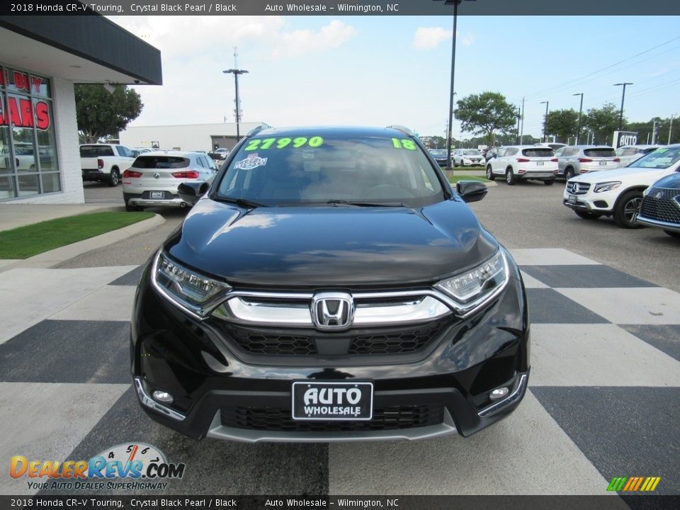 2018 Honda CR-V Touring Crystal Black Pearl / Black Photo #2