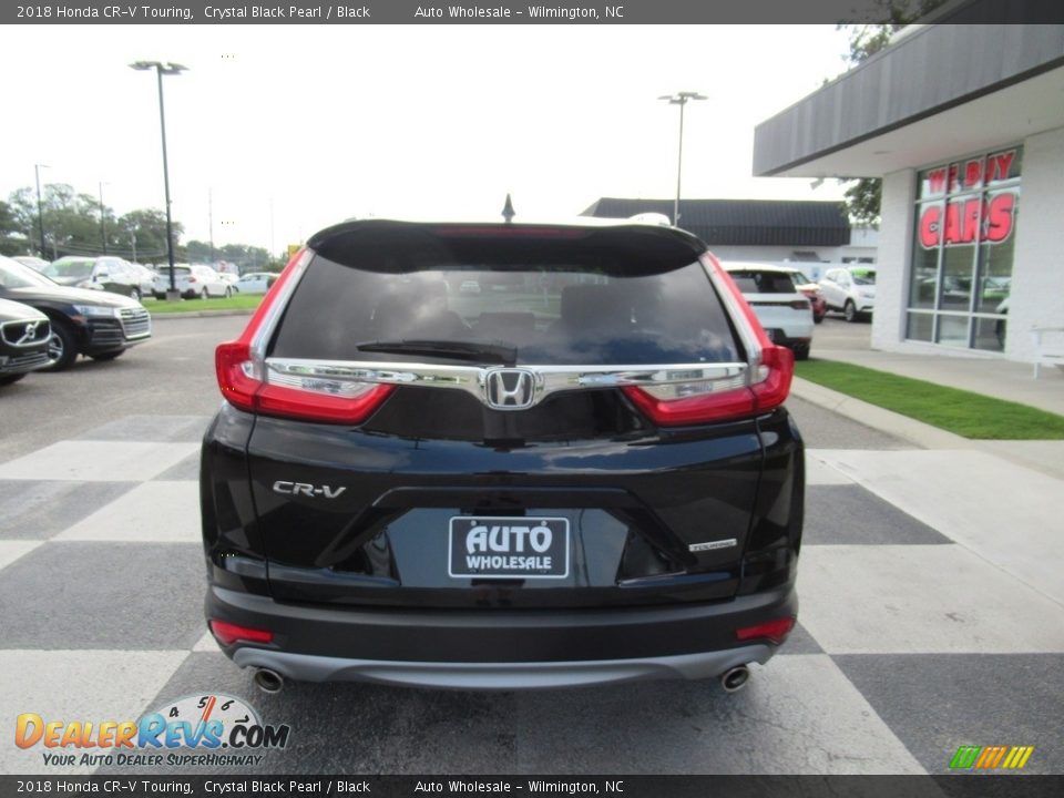 2018 Honda CR-V Touring Crystal Black Pearl / Black Photo #4