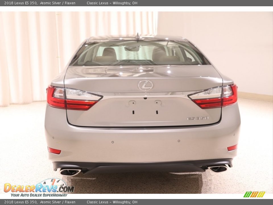 2018 Lexus ES 350 Atomic Silver / Flaxen Photo #20