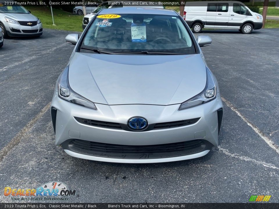 2019 Toyota Prius L Eco Classic Silver Metallic / Black Photo #3