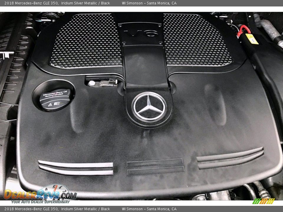 2018 Mercedes-Benz GLE 350 Iridium Silver Metallic / Black Photo #31