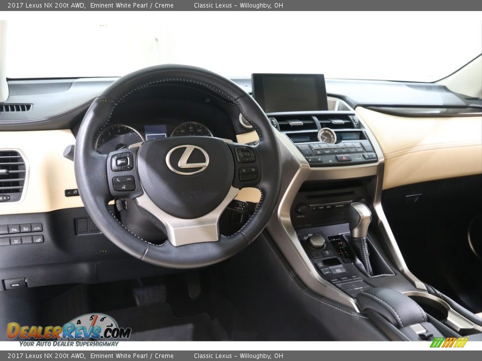 2017 Lexus NX 200t AWD Eminent White Pearl / Creme Photo #6