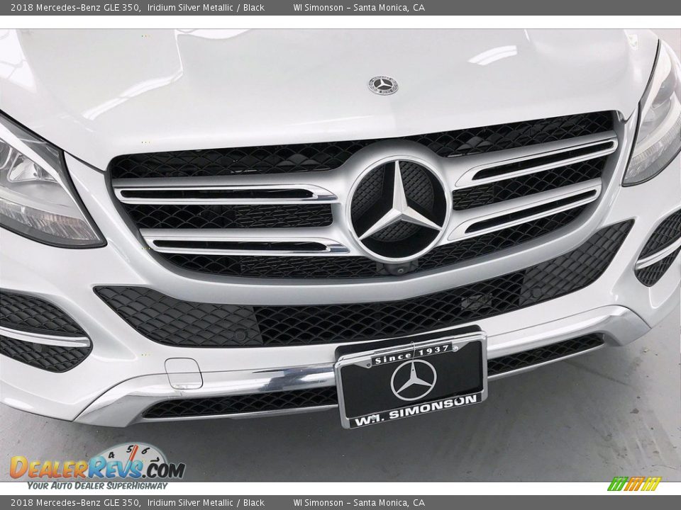 2018 Mercedes-Benz GLE 350 Iridium Silver Metallic / Black Photo #33