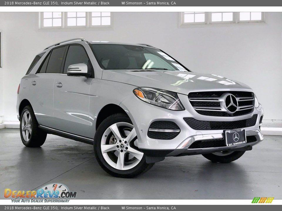 2018 Mercedes-Benz GLE 350 Iridium Silver Metallic / Black Photo #34