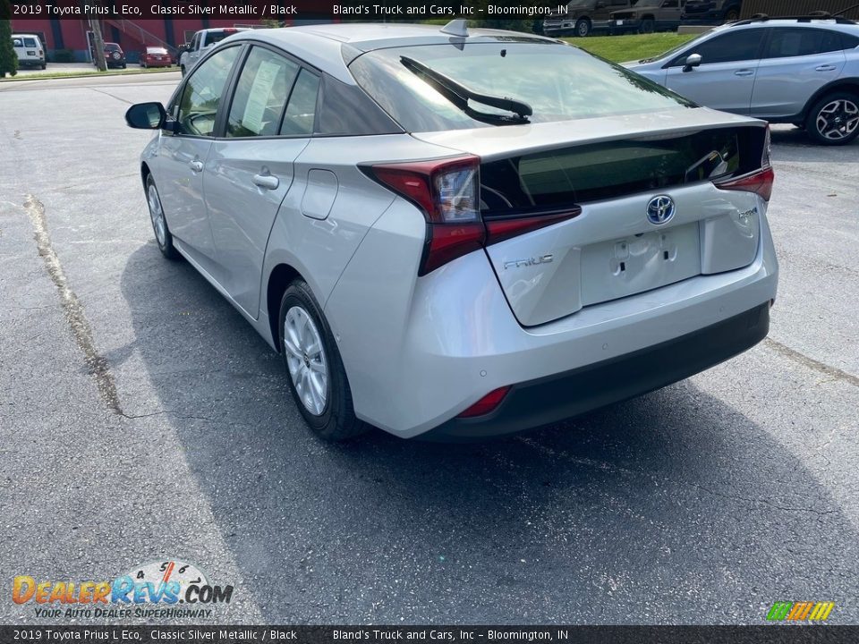 2019 Toyota Prius L Eco Classic Silver Metallic / Black Photo #8