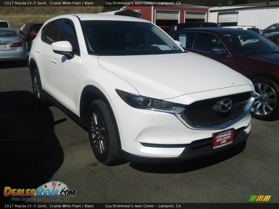 2017 Mazda CX-5 Sport Crystal White Pearl / Black Photo #1