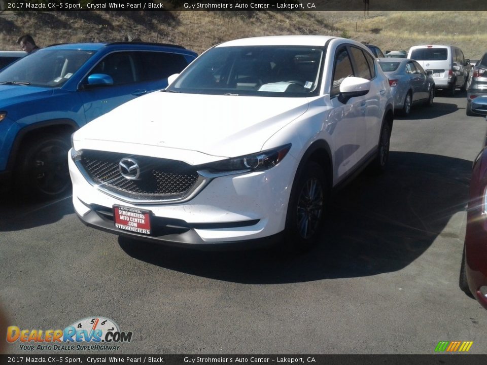 2017 Mazda CX-5 Sport Crystal White Pearl / Black Photo #2