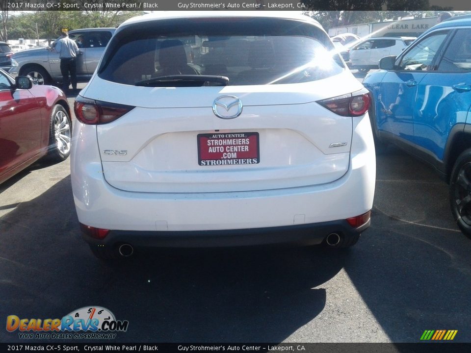 2017 Mazda CX-5 Sport Crystal White Pearl / Black Photo #4