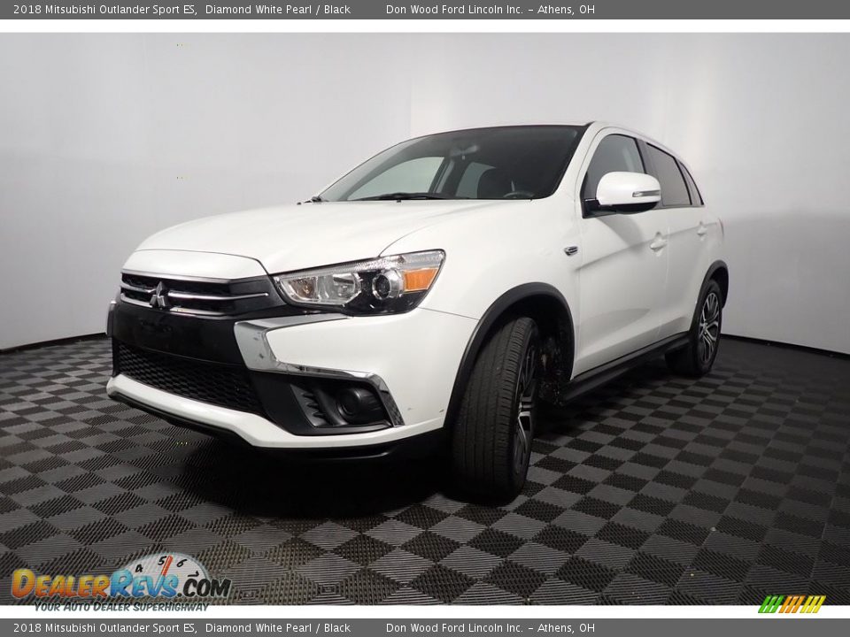 2018 Mitsubishi Outlander Sport ES Diamond White Pearl / Black Photo #2
