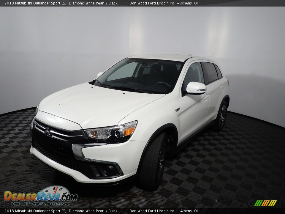 2018 Mitsubishi Outlander Sport ES Diamond White Pearl / Black Photo #4