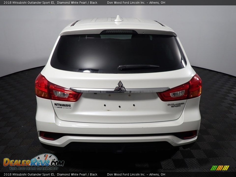 2018 Mitsubishi Outlander Sport ES Diamond White Pearl / Black Photo #9