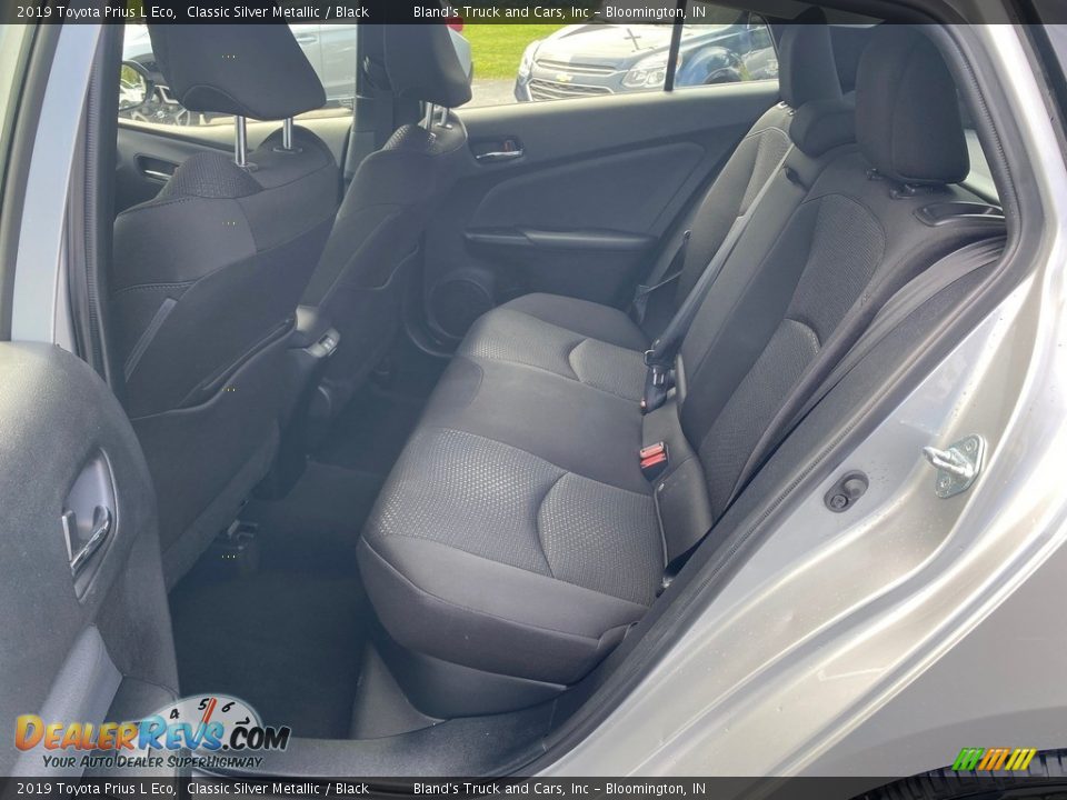 Rear Seat of 2019 Toyota Prius L Eco Photo #32