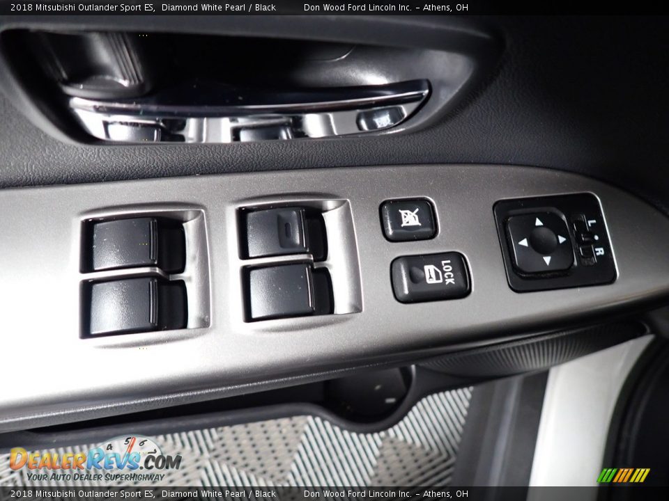 2018 Mitsubishi Outlander Sport ES Diamond White Pearl / Black Photo #12