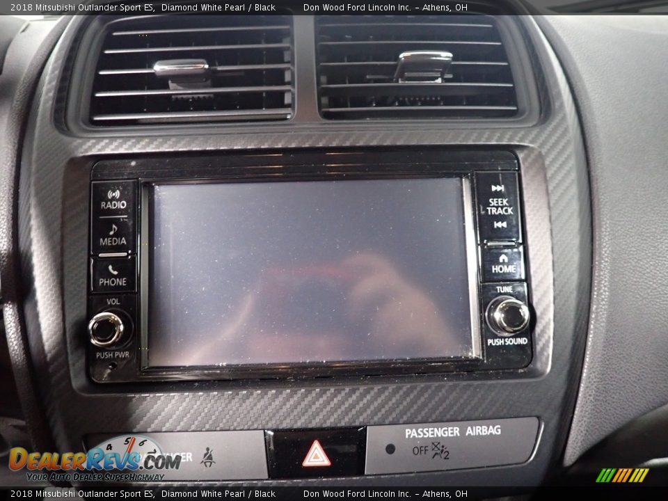 2018 Mitsubishi Outlander Sport ES Diamond White Pearl / Black Photo #16