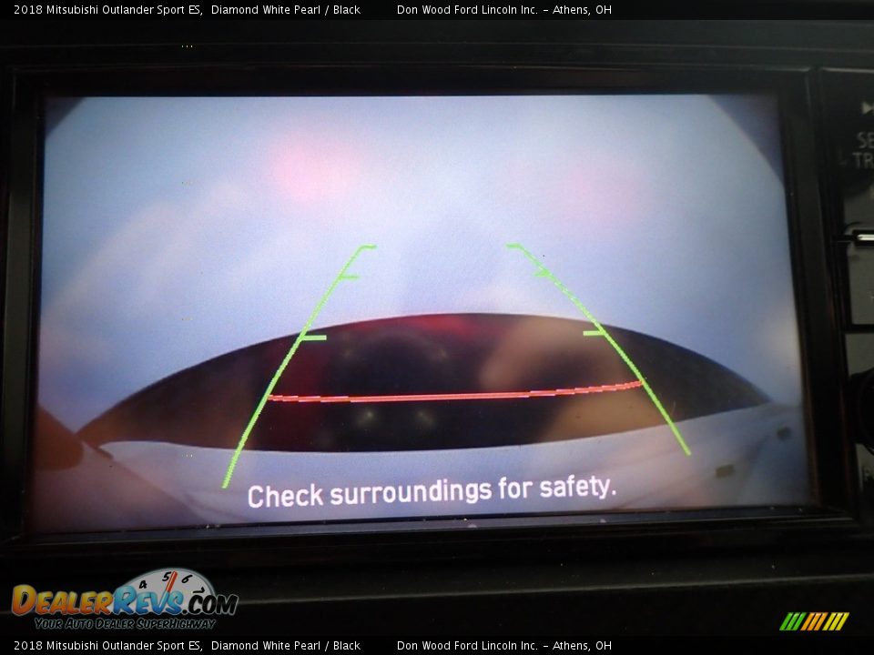 2018 Mitsubishi Outlander Sport ES Diamond White Pearl / Black Photo #18