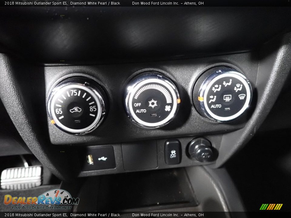 2018 Mitsubishi Outlander Sport ES Diamond White Pearl / Black Photo #19