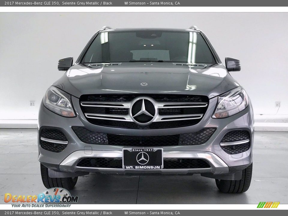 2017 Mercedes-Benz GLE 350 Selenite Grey Metallic / Black Photo #2