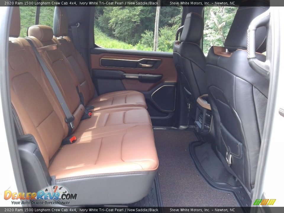 Rear Seat of 2020 Ram 1500 Longhorn Crew Cab 4x4 Photo #17