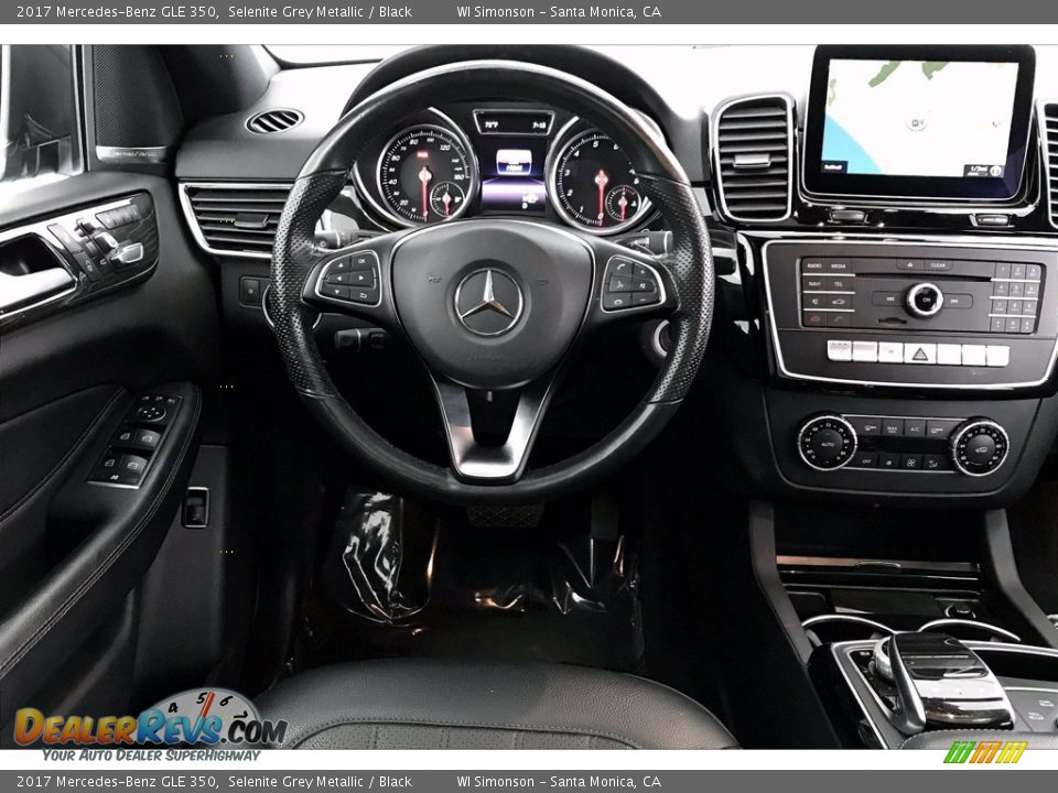 2017 Mercedes-Benz GLE 350 Selenite Grey Metallic / Black Photo #4