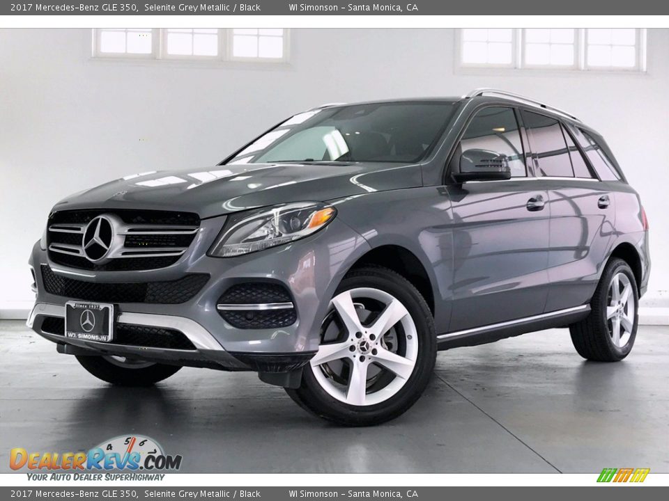 2017 Mercedes-Benz GLE 350 Selenite Grey Metallic / Black Photo #12