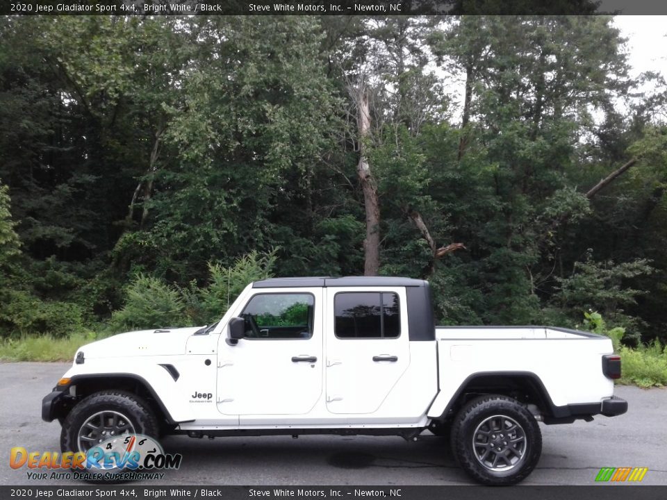 2020 Jeep Gladiator Sport 4x4 Bright White / Black Photo #1