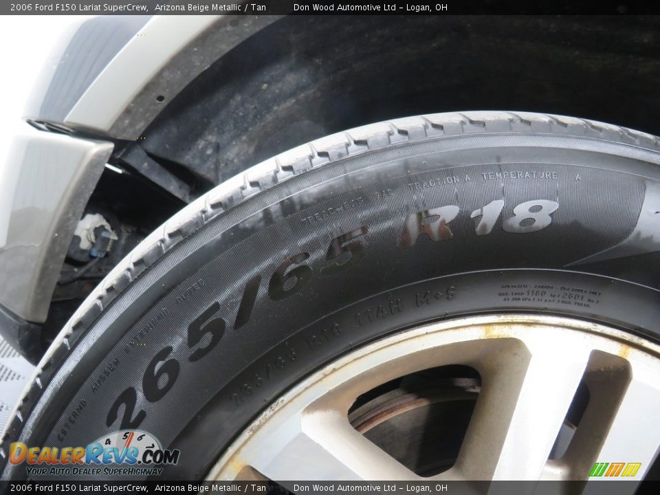 2006 Ford F150 Lariat SuperCrew Arizona Beige Metallic / Tan Photo #15