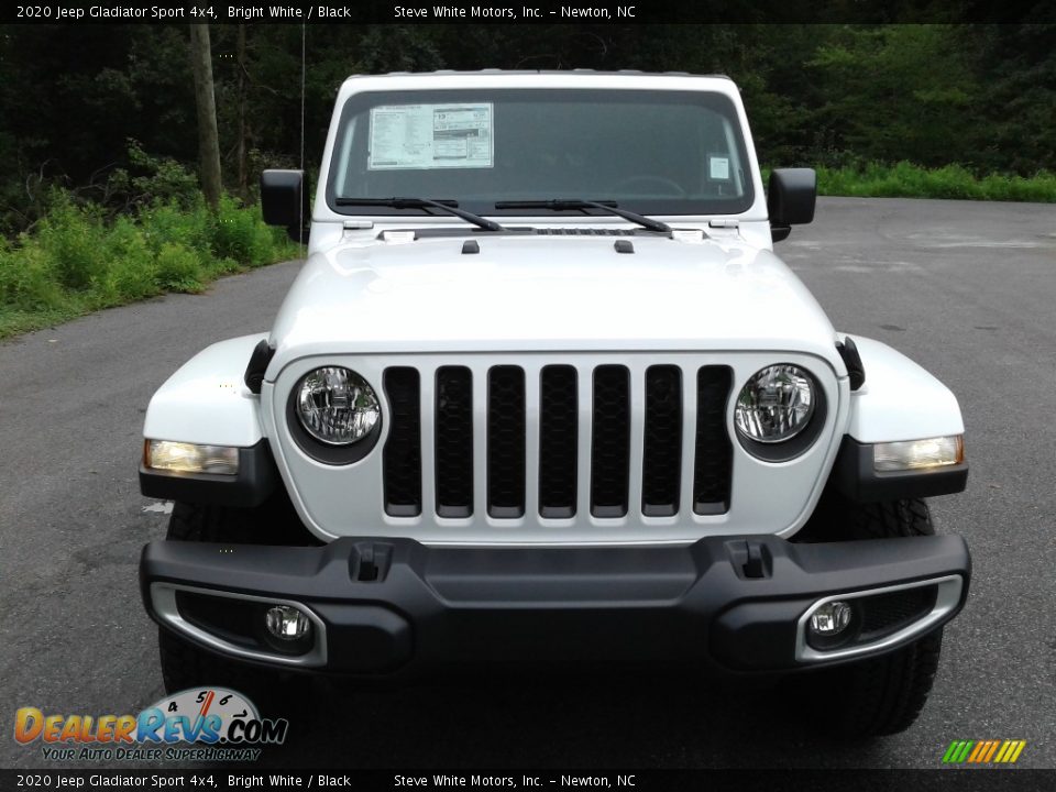 2020 Jeep Gladiator Sport 4x4 Bright White / Black Photo #3