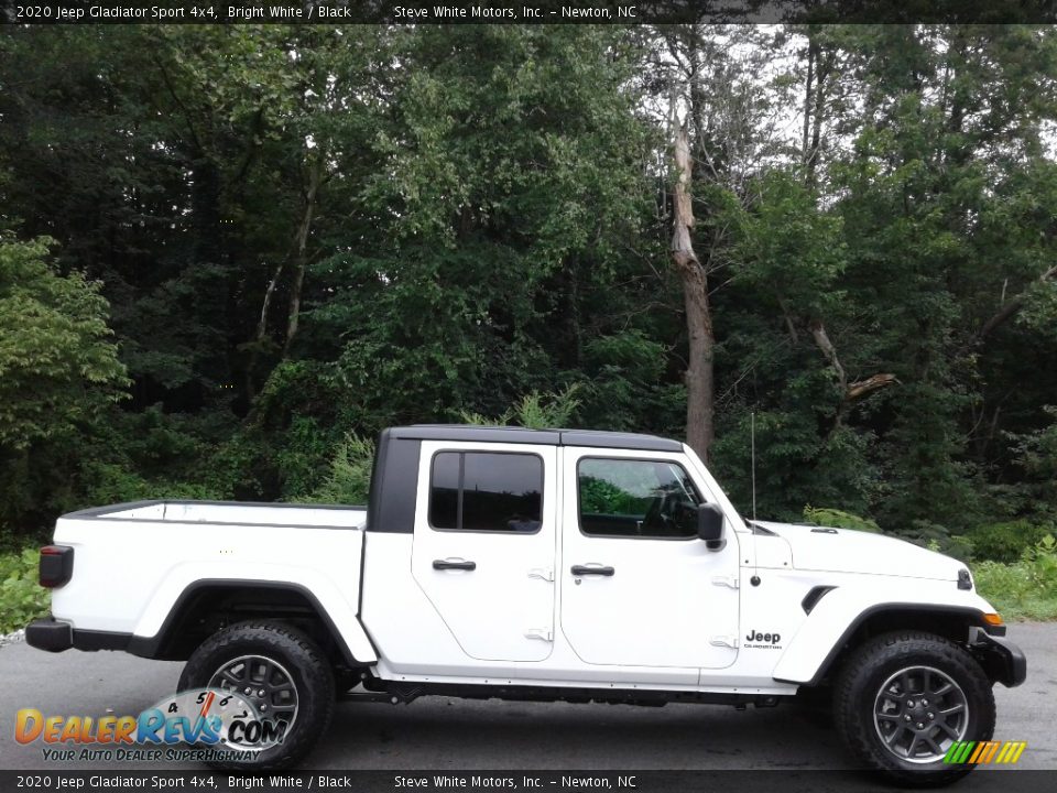 2020 Jeep Gladiator Sport 4x4 Bright White / Black Photo #5