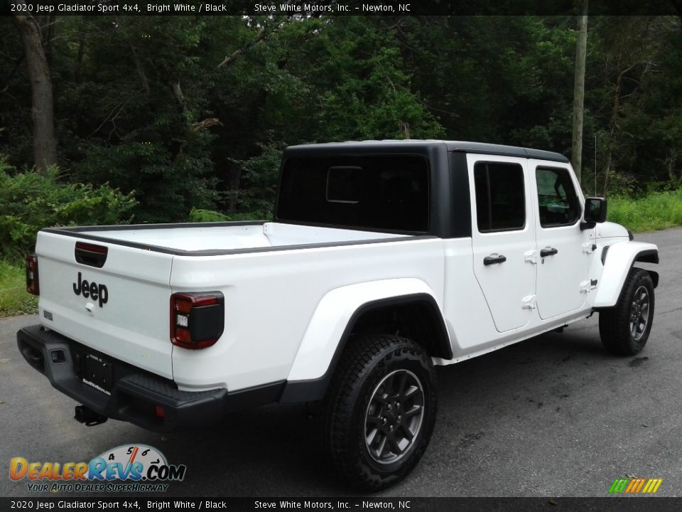 2020 Jeep Gladiator Sport 4x4 Bright White / Black Photo #6