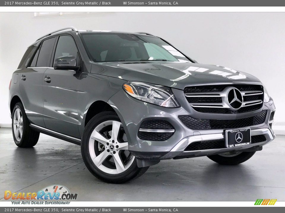 2017 Mercedes-Benz GLE 350 Selenite Grey Metallic / Black Photo #34