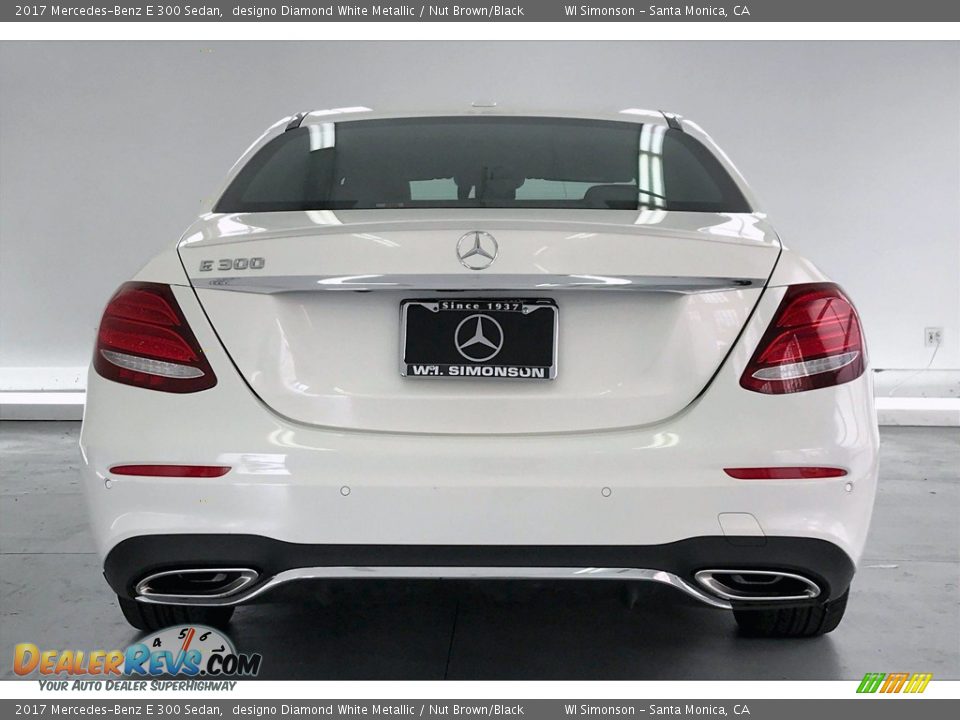 2017 Mercedes-Benz E 300 Sedan designo Diamond White Metallic / Nut Brown/Black Photo #3