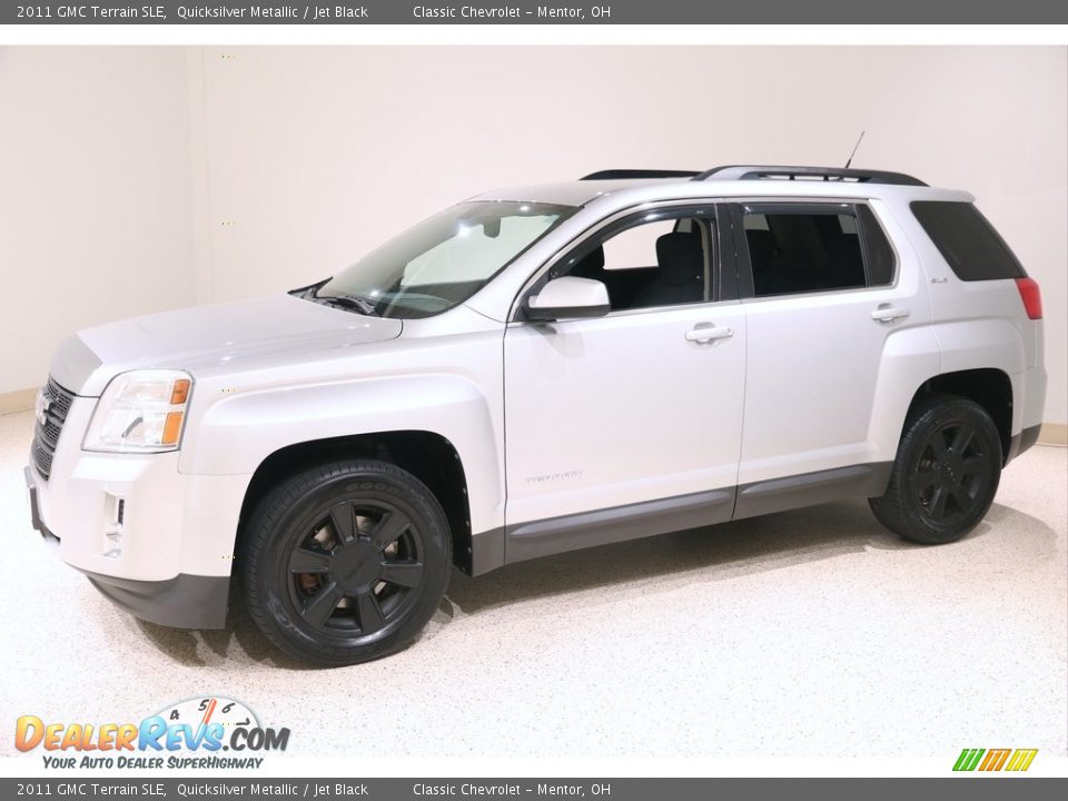 2011 GMC Terrain SLE Quicksilver Metallic / Jet Black Photo #3