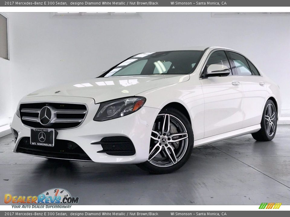 2017 Mercedes-Benz E 300 Sedan designo Diamond White Metallic / Nut Brown/Black Photo #12