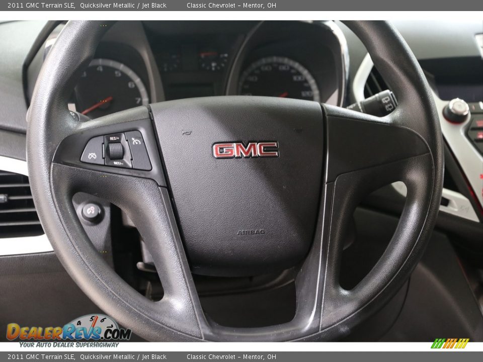 2011 GMC Terrain SLE Quicksilver Metallic / Jet Black Photo #7