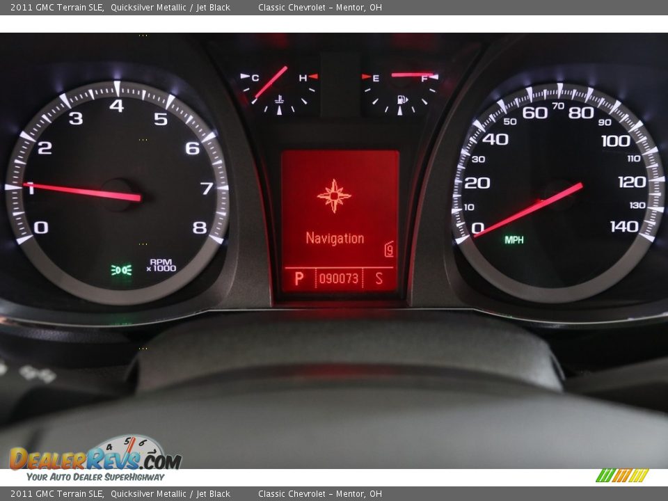 2011 GMC Terrain SLE Quicksilver Metallic / Jet Black Photo #8