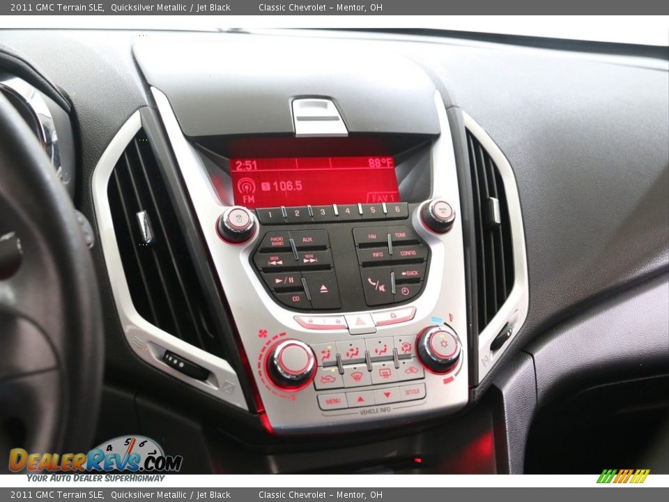 2011 GMC Terrain SLE Quicksilver Metallic / Jet Black Photo #9