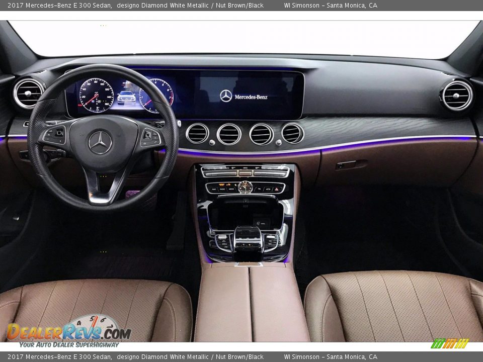 2017 Mercedes-Benz E 300 Sedan designo Diamond White Metallic / Nut Brown/Black Photo #17