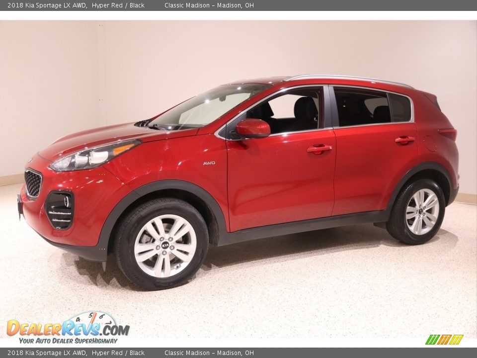 2018 Kia Sportage LX AWD Hyper Red / Black Photo #3