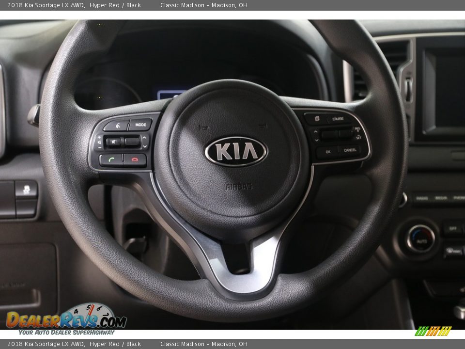 2018 Kia Sportage LX AWD Hyper Red / Black Photo #7