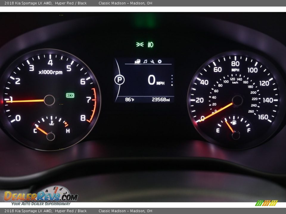 2018 Kia Sportage LX AWD Hyper Red / Black Photo #8