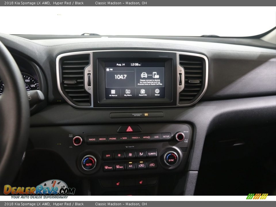 2018 Kia Sportage LX AWD Hyper Red / Black Photo #9