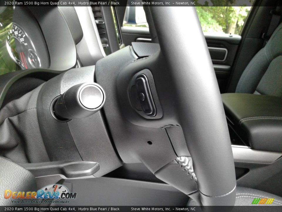 2020 Ram 1500 Big Horn Quad Cab 4x4 Hydro Blue Pearl / Black Photo #12