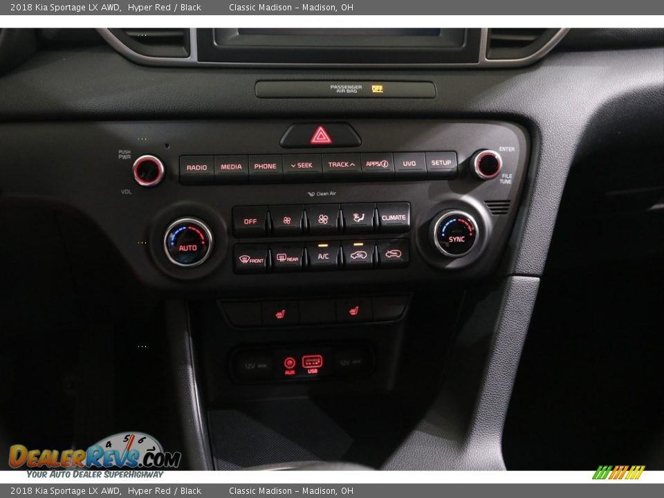 2018 Kia Sportage LX AWD Hyper Red / Black Photo #13