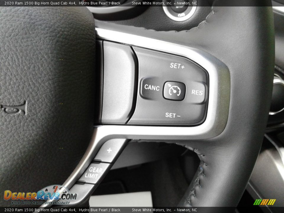 2020 Ram 1500 Big Horn Quad Cab 4x4 Hydro Blue Pearl / Black Photo #19