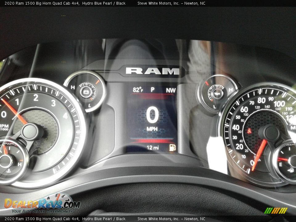 2020 Ram 1500 Big Horn Quad Cab 4x4 Hydro Blue Pearl / Black Photo #20