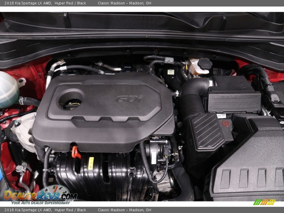 2018 Kia Sportage LX AWD Hyper Red / Black Photo #20