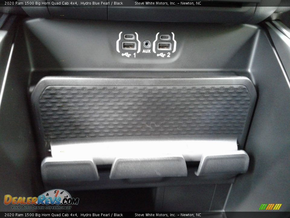 2020 Ram 1500 Big Horn Quad Cab 4x4 Hydro Blue Pearl / Black Photo #25