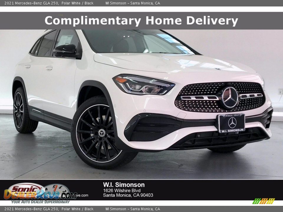 2021 Mercedes-Benz GLA 250 Polar White / Black Photo #1