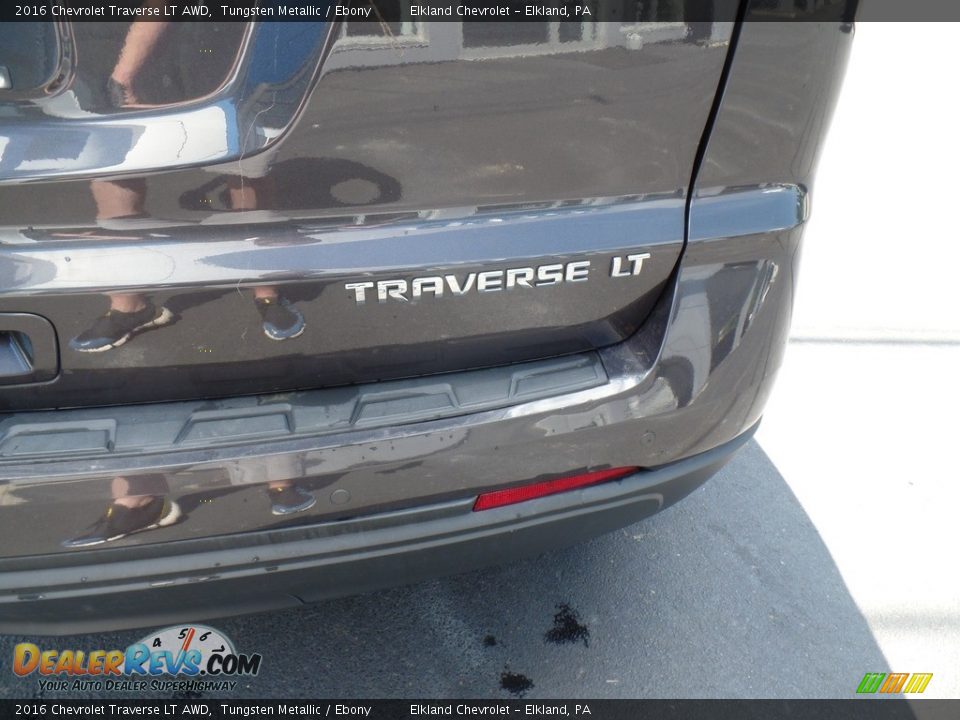 2016 Chevrolet Traverse LT AWD Tungsten Metallic / Ebony Photo #13